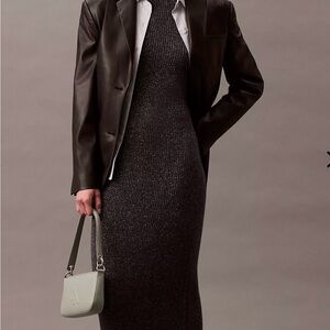 *BRAND NEW* Calvin Klein- Lurex Midi dress, XS